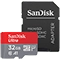کارت حافظه microSDHC سن دیسک مدل Ultra A1 کلاس 10 استاندارد UHS-I سرعت 98MBps ظرفیت 32 گیگابایت به همراه آداپتور SD